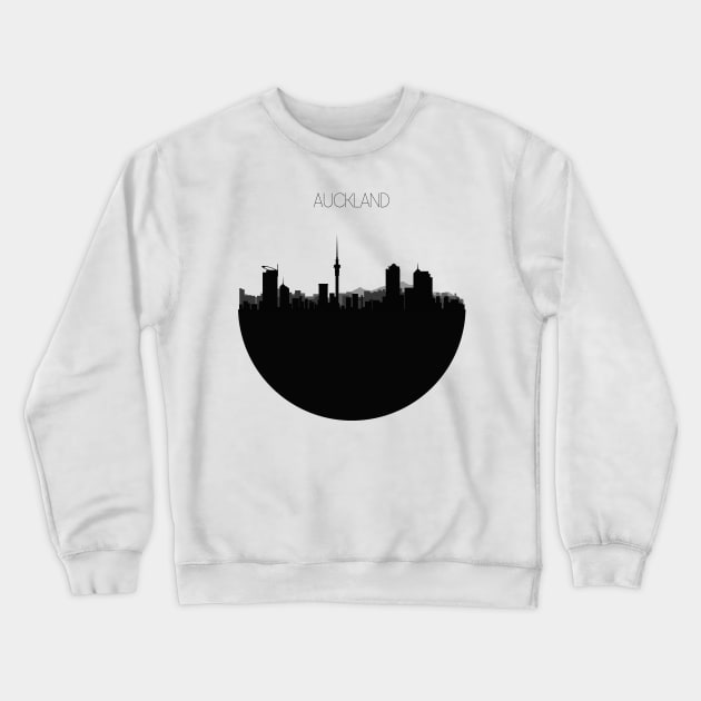 Auckland Skyline Crewneck Sweatshirt by inspirowl